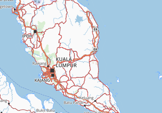 Karte Stadtplan Pahang