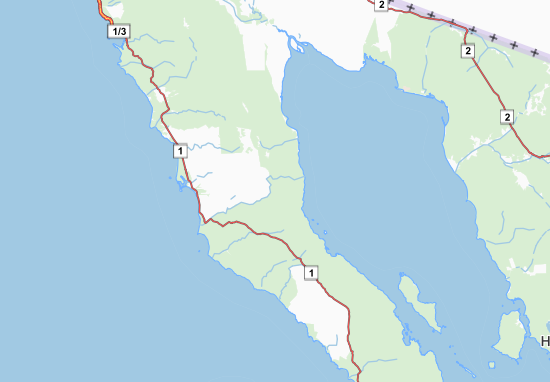 Karte Stadtplan Baja California
