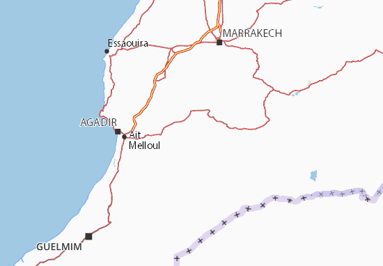 Mapa Taroudannt