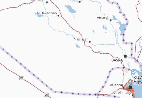 Mapa Al Muthanna