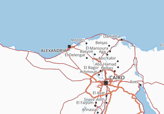 Mapa Beheira