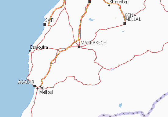 Karte Stadtplan Al Haouz