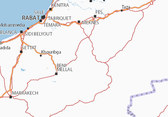 Khénifra Map