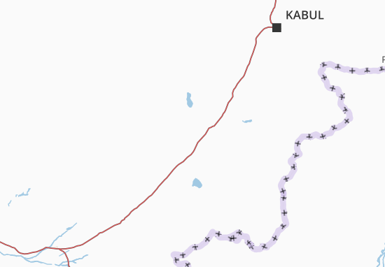 Mapa Ghazni
