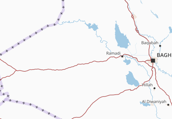 Mapa Al Anbar