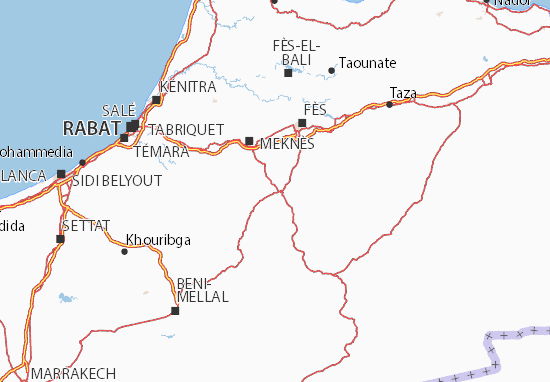 Mapa Ifrane