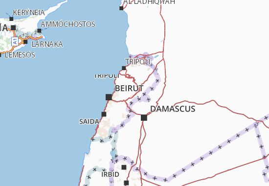 Bekaa Map