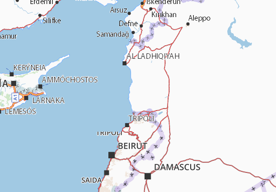 Kaart Plattegrond Tartus
