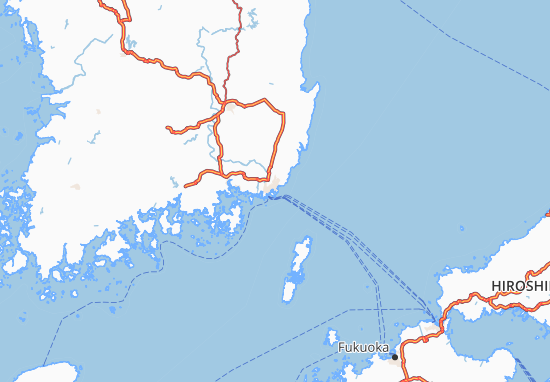 Kaart Plattegrond Pusan-Jikhalsi