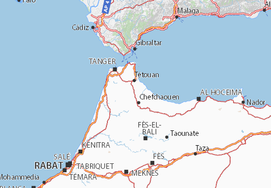 Tanger-Tétouan Map