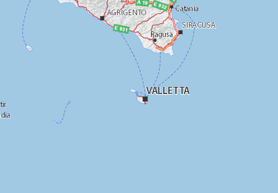 Karte Stadtplan Malta