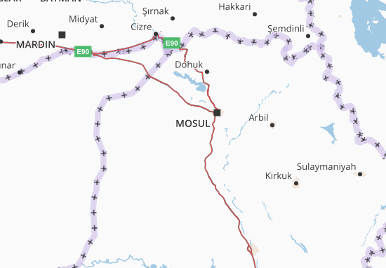 Mapa Nineveh