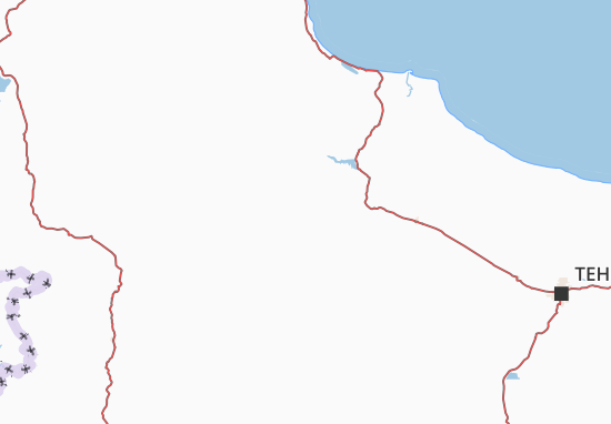 Mapa Zanjan