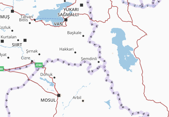Hakkari Map