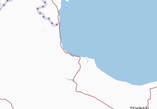 Mapa Gilan