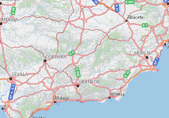 Kaart Plattegrond Jaén