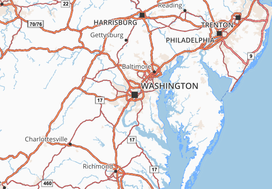 Mappe-Piantine District of Columbia