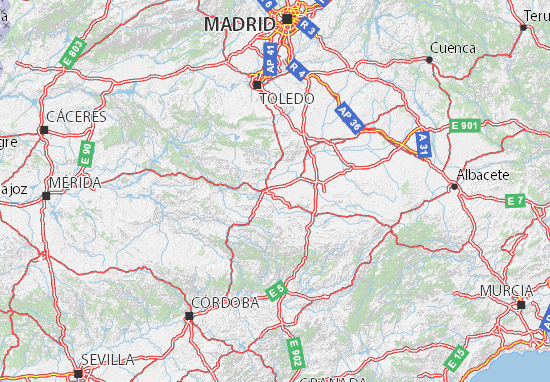 Kaart Plattegrond Ciudad Real