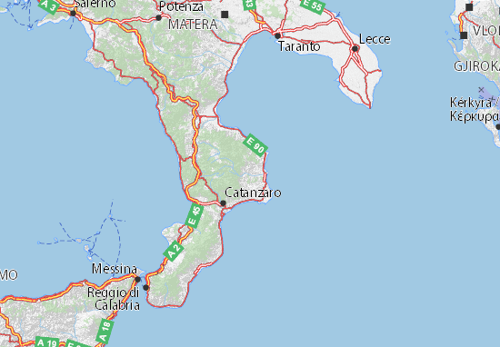 Crotone Map