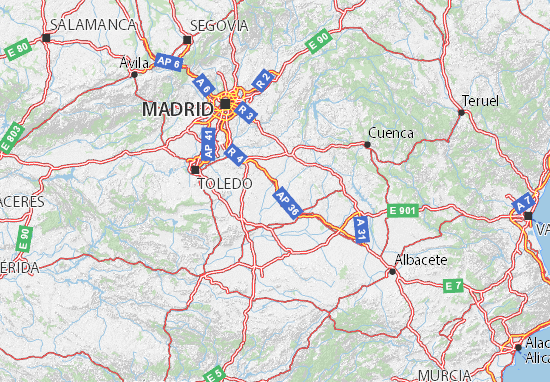 Castilla-La Mancha Map