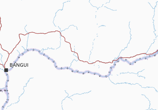 Mapa Basse-Kotto