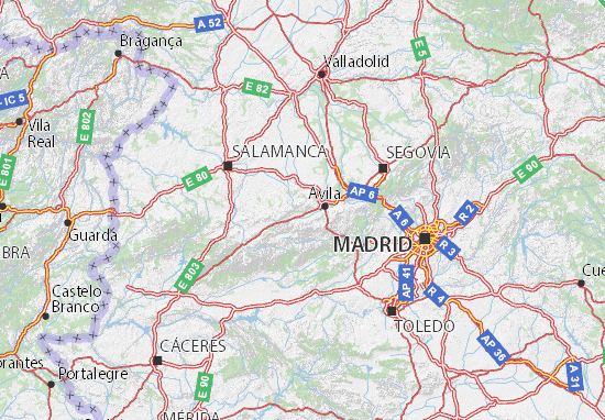 Ávila Map