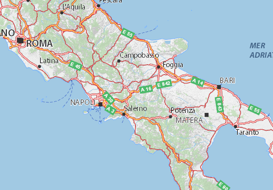 Mapas-Planos Avellino