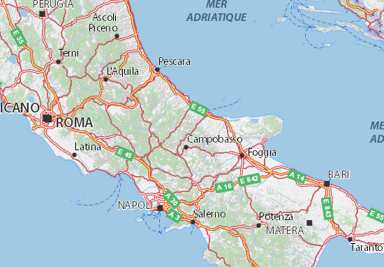 Mapa Campobasso