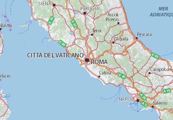 Karte Stadtplan Vaticano