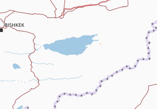 Issyk Kul Map