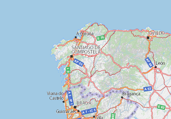 Mapa Plano Galicia