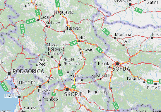 Mappe-Piantine Jablanički okrug