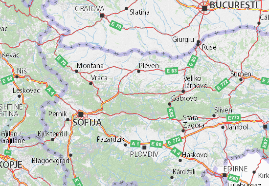 Loveč Map