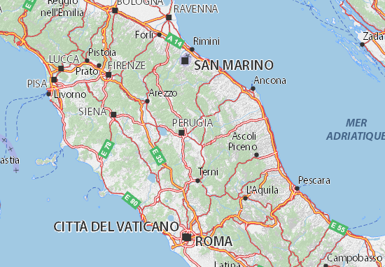 Mappe-Piantine Perugia