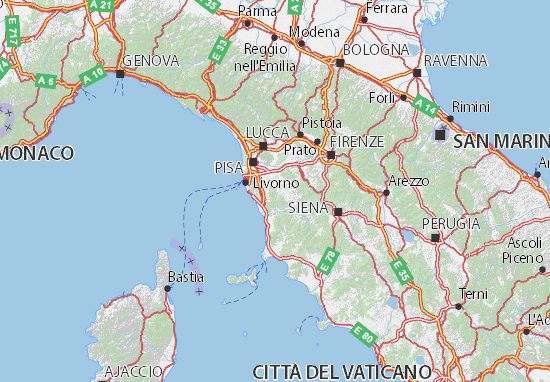 Mappe-Piantine Pisa