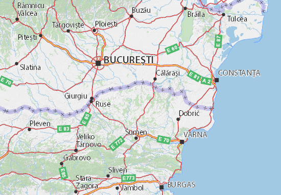 Silistra Map