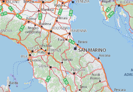 Mappe-Piantine Forlì-Cesena