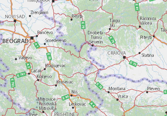 Borski okrug Map