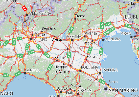 Mapas-Planos Mantova