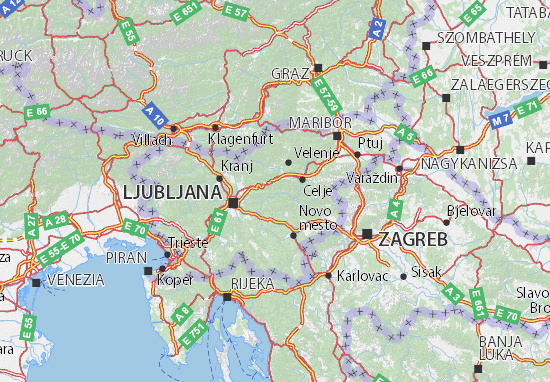 Carte-Plan Slovenija