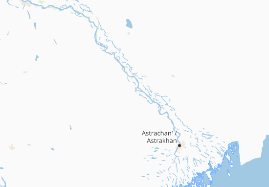 Mapa Astrahanskaja oblast&#x27;