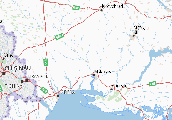 Mykolaïvs&#x27;ka oblast Map