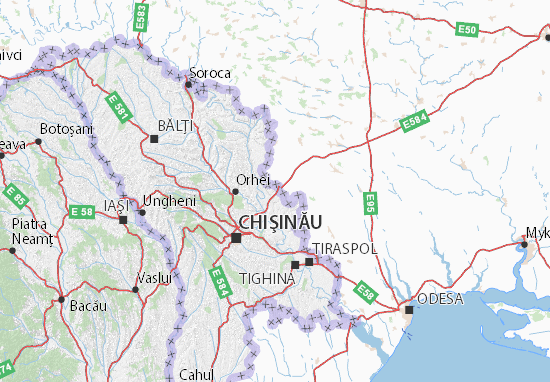 Karte Stadtplan Transnistria
