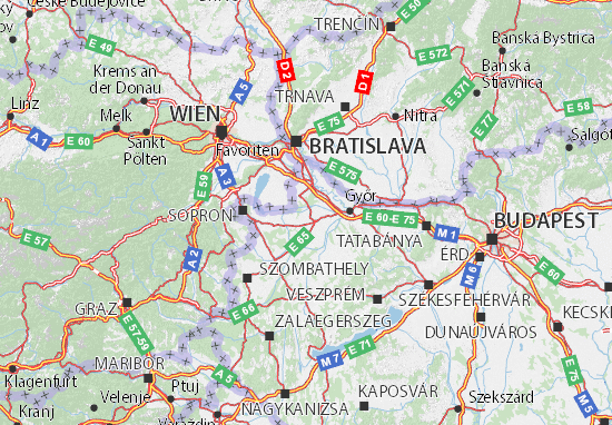 Győr-Moson-Sopron Map