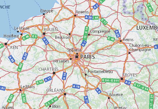 Mapas-Planos Seine-Saint-Denis
