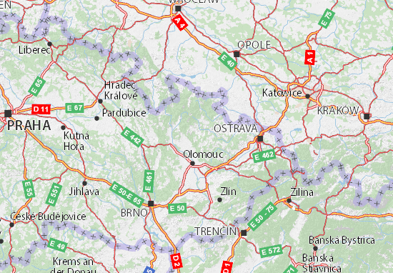 Mapas-Planos Olomoucký