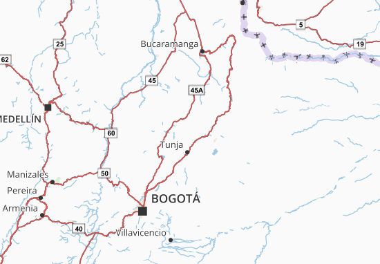 Boyacá Map