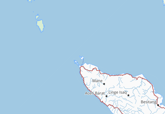 Karte Stadtplan Kota Sabang