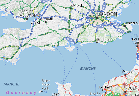 Mapa Isle of Wight