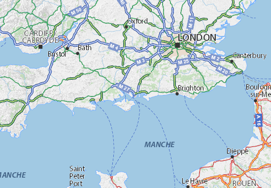 Mapa Portsmouth